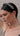 ISADORA Pearl Velvet Headband - Black
