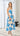 FRANKLIN Maxi Dress - White/Blue Floral