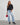 CHARLIE Floral Applique Knit - Black