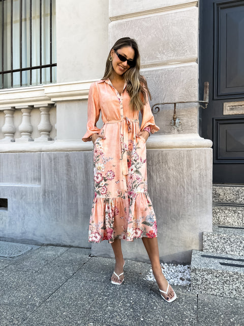 DYLAN Floral Midi Dress