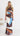 Oprah One Shoulder Maxi Dress - Chocolate Multi