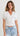 Daphne V-Neck Tee - White