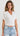 Daphne V-Neck Tee - White