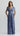 Aubrey Metallic Maxi Dress - Slate Blue