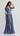 Aubrey Metallic Maxi Dress - Slate Blue