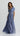 Aubrey Metallic Maxi Dress - Slate Blue
