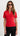 Dahlia Collared Knit Top - Red