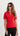 Dahlia Collared Knit Top - Red