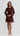 Cyra Lace Mini Dress - Rum Raisin