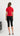 Dahlia Collared Knit Top - Red