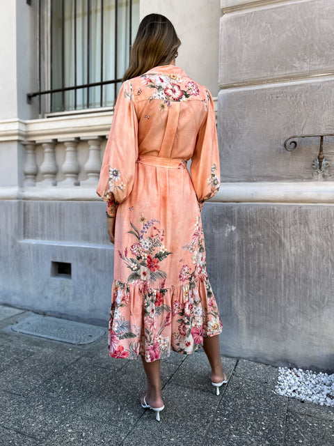 DYLAN Floral Midi Dress