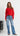 Nova V-neck Jumper - Red