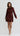 Cyra Lace Mini Dress - Rum Raisin