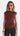 PETRA Asymmetrical Knit Top - Chocolate