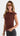 PETRA Asymmetrical Knit Top - Chocolate