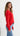 Nova V-neck Jumper - Red
