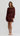 Cyra Lace Mini Dress - Rum Raisin