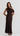 Clara One Shoulder Maxi Dress - Chocolate Polka