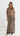 PERLINA Sequin Tee Maxi Dress - Chocolate