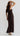 Clara One Shoulder Maxi Dress - Chocolate Polka