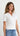 Dahlia Collared Knit Top - White