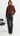 FIFER Zippered Knit Cardigan - Chocolate
