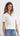 Dahlia Collared Knit Top - White
