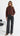 FIFER Zippered Knit Cardigan - Chocolate