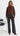 FIFER Zippered Knit Cardigan - Chocolate