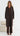 NELLA Longline Knit Coatigan - Chocolate