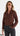 FIFER Zippered Knit Cardigan - Chocolate