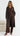 NELLA Longline Knit Coatigan - Chocolate
