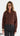 FIFER Zippered Knit Cardigan - Chocolate