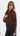 FIFER Zippered Knit Cardigan - Chocolate