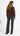 FIFER Zippered Knit Cardigan - Chocolate