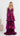 Taryn Tiered Metallic Maxi Dress - Fuchsia