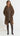 FINN Faux Fur Coat - Chocolate
