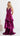 Taryn Tiered Metallic Maxi Dress - Fuchsia