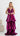 Taryn Tiered Metallic Maxi Dress - Fuchsia