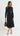 Eden Ruched Midi Dress - Black