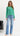 Charlie Floral Applique Knit - Emerald Green
