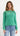 Charlie Floral Applique Knit - Emerald Green