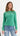 Charlie Floral Applique Knit - Emerald Green