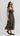 January Plaid Midi Dress - Chocolate
