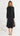 Eden Ruched Midi Dress - Black