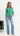 Charlie Floral Applique Knit - Emerald Green