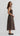 January Plaid Midi Dress - Chocolate