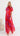 Olivia Organza Maxi Dress - Red/Fuchsia