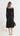 Eden Ruched Midi Dress - Black