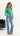 Charlie Floral Applique Knit - Emerald Green